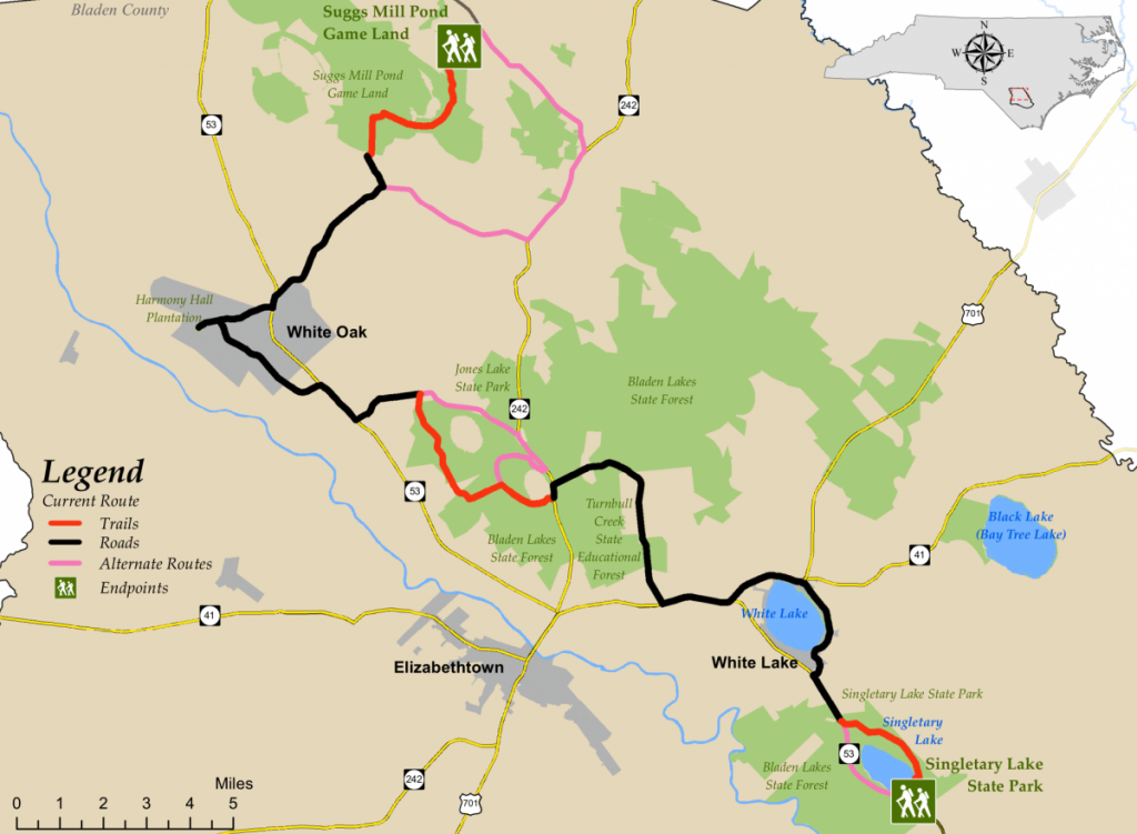 Segment 13 map in Bladen County